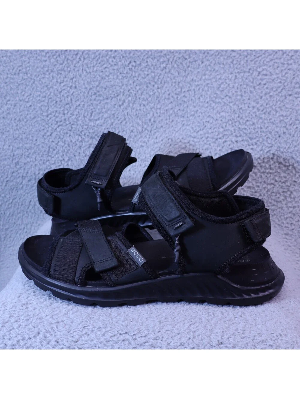 ECCO Exowrap Sandals Men US 11-11.5 Leather Outdoor Hiking